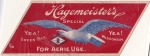 beer label from Hamms Brewing (Molson Coors brand) ( WI-HAGE-LAB-5 )