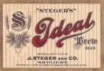 beer label from Jung Brewing Co. ( WI-JSTE-LAB-1 )