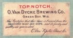 beer label from Obermann brewery ( WI-OVAN-LAB-2 )