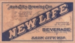 beer label from Sawmill Brewing Co. ( WI-SAUK-LAB-2 )