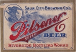 beer label from Sawmill Brewing Co. ( WI-SAUK-LAB-3 )