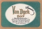 beer label from Van Dycke Brewing Co. ( WI-VAND-LAB-3 )