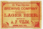 beer label from Vennture Brew Co. ( WI-VANY-LAB-1 )