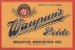 beer label from Wausau Brewing Co. ( WI-WAUP-LAB-2 )