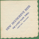 beer napkin from Hop & Barrel Brewing Co. ( WI-HOC-NAP-1 )