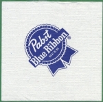 beer napkin from Pabst MKE Brewery (Captain Pabst Pilot House) ( WI-PAB-NAP-1 )