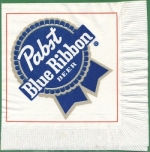 beer napkin from Pabst MKE Brewery (Captain Pabst Pilot House) ( WI-PAB-NAP-12 )