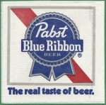 beer napkin from Pabst MKE Brewery (Captain Pabst Pilot House) ( WI-PAB-NAP-13 )