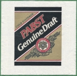 beer napkin from Pabst MKE Brewery (Captain Pabst Pilot House) ( WI-PAB-NAP-16 )