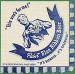 beer napkin from Pabst MKE Brewery (Captain Pabst Pilot House) ( WI-PAB-NAP-2 )