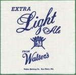 beer napkin from Walter Bros. Brewing Co. ( WI-WALE-NAP-2 )