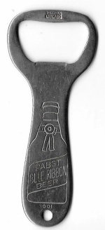 beer opener from Pabst MKE Brewery (Captain Pabst Pilot House) ( WI-PAB-OPN-1 )