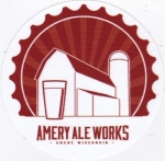 beer sticker from Amorphic Beer ( WI-AMER-STI-1 )