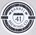 beer sticker from Bartl (Franz Bartl) Brewing Co. ( WI-BARR-STI-5 )