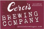 beer sticker from Chameleon Brewing Co. ( WI-CERC-STI-1 )