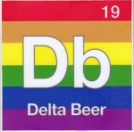 beer sticker from Denmark Brewing ( WI-DELT-STI-9 )