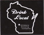 beer sticker from Hinterland Brewing Co. ( WI-HILL-STI-2 )