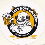 beer sticker from Leatherhead Brewing Co. ( WI-LAZY-STI-1 )