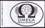 beer sticker from One Barrel Brewing Co. ( WI-OMEG-STI-1 )