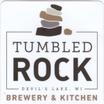 beer sticker from Turtle Stack Brewery   ( WI-TUMB-STI-1 )