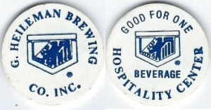 beer token/coin from Herbiery Brewing ( WI-HEI-TOK-1 )