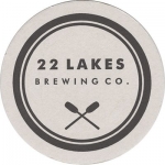 beer coaster from 3 Sheeps Brewing Co. ( WI-22LA-1 )