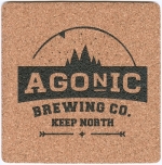 beer coaster from Ahnapee Brewing Co. ( WI-AGON-1 )