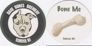 beer coaster from Barkers Island Inn ( WI-BARE-3 )