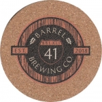 beer coaster from Bartl (Franz Bartl) Brewing Co. ( WI-BARR-1 )