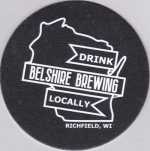 beer coaster from Benjamin Beer Co. ( WI-BELS-1 )