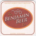 beer coaster from Bent Kettle Brewing ( WI-BENJ-1 )