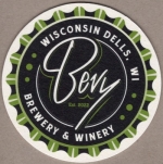 beer coaster from Big Bay Brewing Co. ( WI-BEVY-1 )