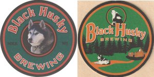 beer coaster from Black River Brewery & Pub  ( WI-BHUS-2 )