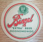 beer coaster from Binzel Brewery (J. Ph. Binzel Co.) ( WI-BIN-2 )