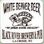 beer coaster from Black Rose Blending Co. ( WI-BLAC-2 )