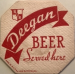 beer coaster from Blessing Beverage Co. (Geo. Blessing Co.) ( WI-BLE-3 )