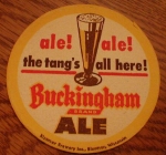 beer coaster from Bloomer Brewing Co., LLC ( WI-BLO-2 )