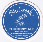 beer coaster from Blue Heron BrewPub ( WI-BLUC-1 )