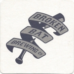 beer coaster from Buffalo Water Beer Co. ( WI-BROK-2 )