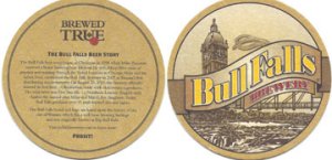 beer coaster from Bullquarian Brewhouse ( WI-BULL-1 )