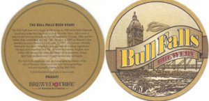 beer coaster from Bullquarian Brewhouse ( WI-BULL-2 )