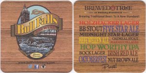 beer coaster from Bullquarian Brewhouse ( WI-BULL-3 )