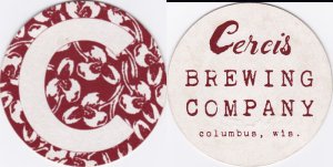 beer coaster from Chameleon Brewing Co. ( WI-CERC-3 )