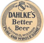 beer coaster from Das Bierhaus ( WI-DAH-1 )