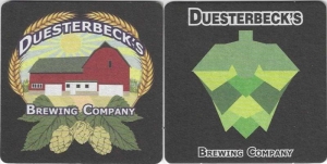 beer coaster from Durand Brewing ( WI-DUES-2 )