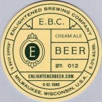 beer coaster from Epstein Bros. ( WI-ENLI-3 )