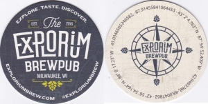 beer coaster from Faklandia Brewing ( WI-EXPL-3 )