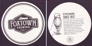 beer coaster from Franz Falk Brewing Co. ( WI-FOXT-2 )