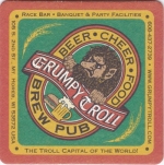 beer coaster from Gutsch Brewing (Products) Co. ( WI-GRUM-1 )