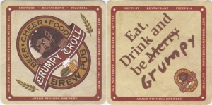 beer coaster from Gutsch Brewing (Products) Co. ( WI-GRUM-10 )